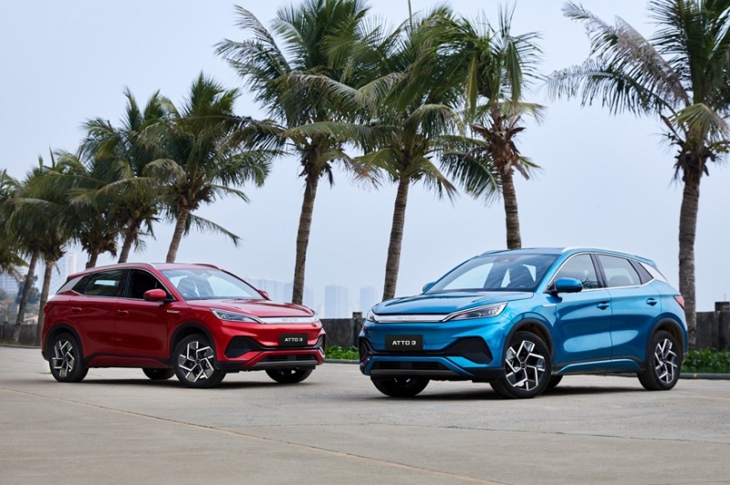 Китайская марка BYD расширяет географию: кроссовер Atto 3 скоро появится в Европе