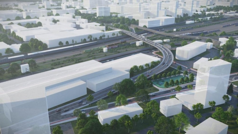 Новая эстакада повысит связность районов Лефортово и Соколиная Гора