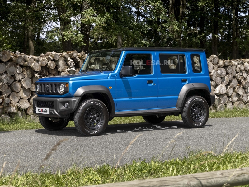 Пятидверный Suzuki Jimny: новые изображения
