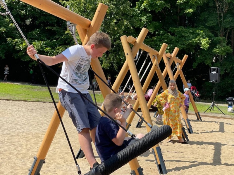 В Томилинском парке Сказок открыли новый игровой комплекс