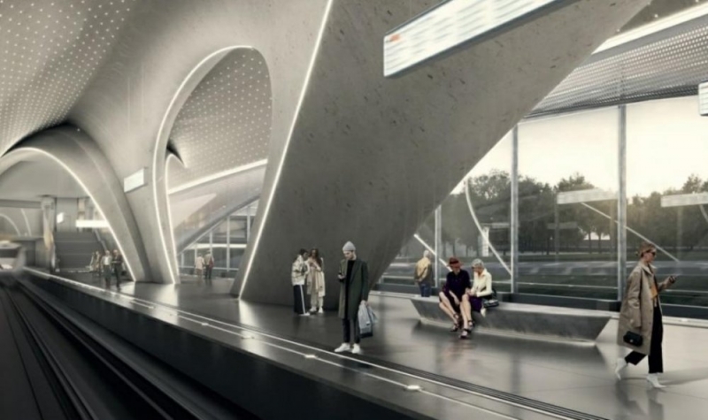 Готовность станции «Потапово» Сокольнической линии превысила 50 %