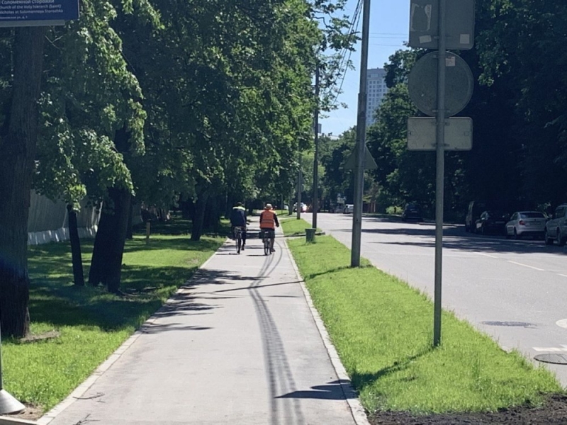 На западе столицы построена дорога для новых жилых кварталов