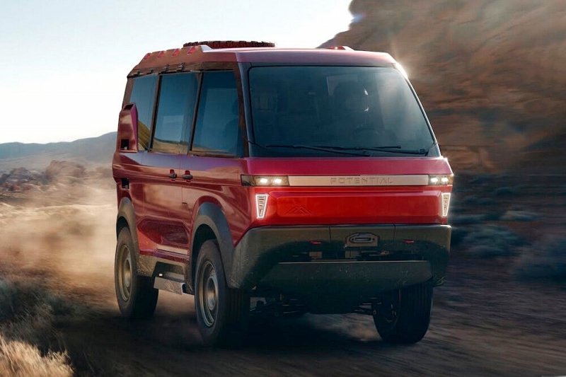 Potential Adventure 1: узкий и мощный однообъёмный вездеход-кемпер из Канады