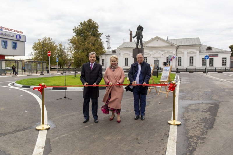В Электростали состоялось официальное открытие привокзальной площади после благоустройства