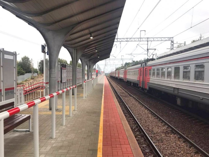 Завершилась реконструкция платформы остановочного пункта Кабаново