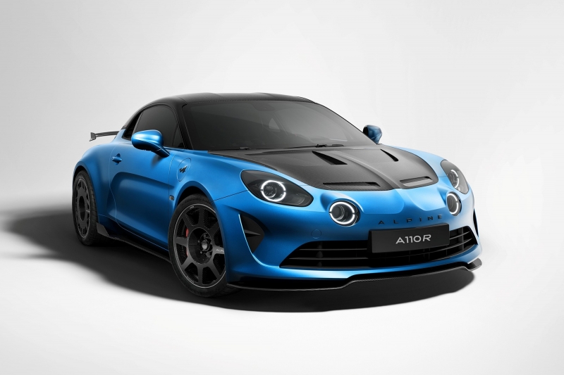 Alpine A110 R: хардкорная версия купе с доработанным шасси и углепластиковым обвесом