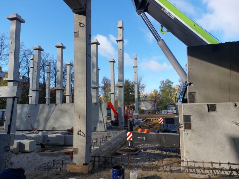 Станция скорой помощи в Ленинском округе готова на четверть