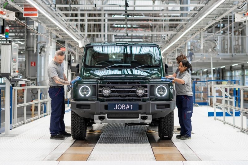 Во Франции стартовало производство британского рамного внедорожника Ineos Grenadier