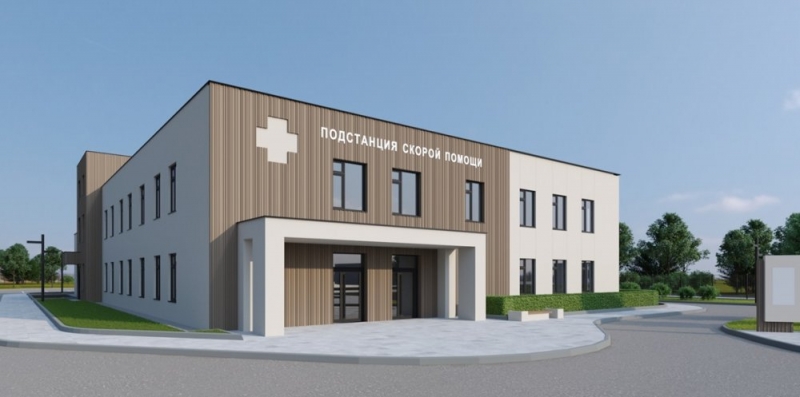 Завершается строительство станции скорой помощи в Кашире
