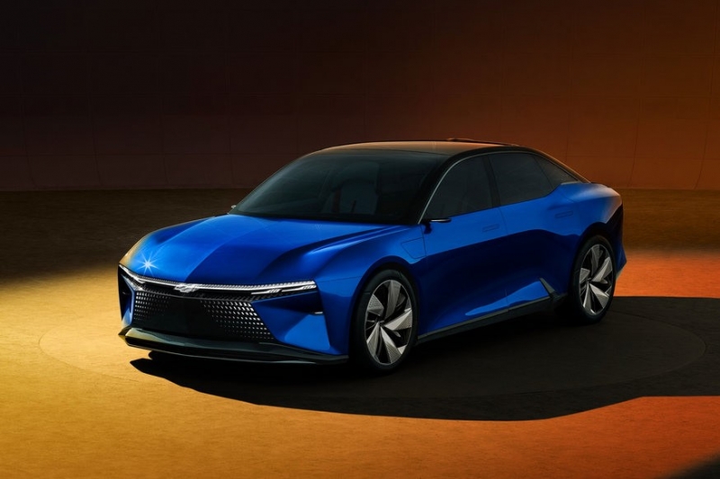 Концепт Chevrolet FNR-XE показал, каким будет электрический седан марки