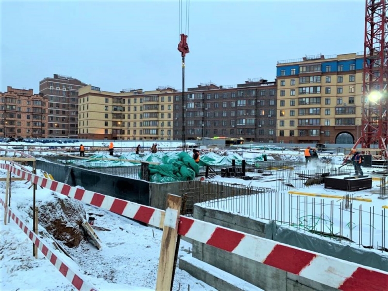 Началась стройка детского сада вблизи деревни Сабурово Красногорска