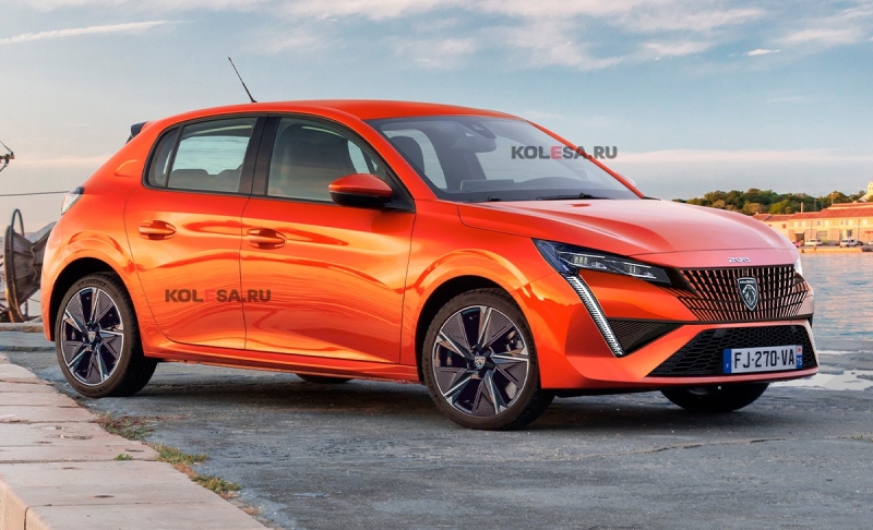 Обновлённый Peugeot 208 готовится к дебюту: первое изображение