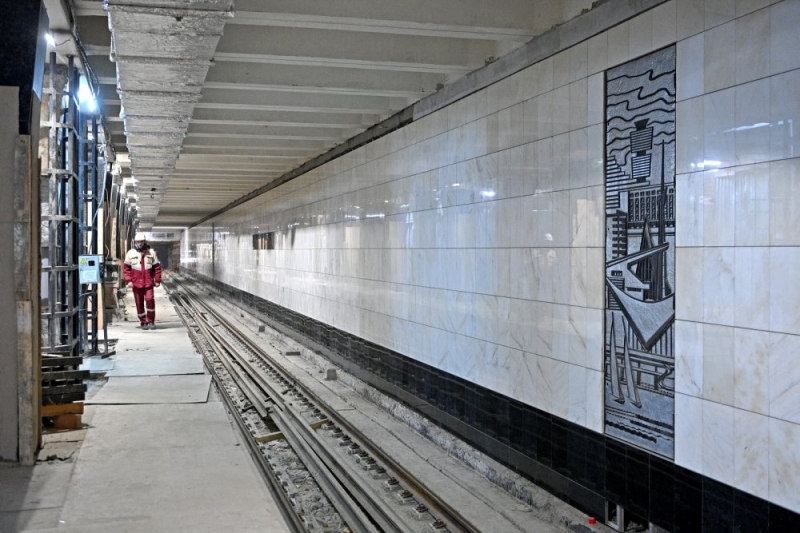 Собянин: основные работы по реконструкции станции метро "Варшавская" завершат до конца 2022 г.