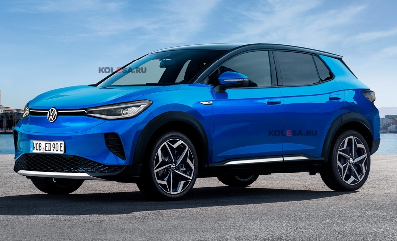 Volkswagen готовит альтернативу T-Roc: первое изображение кроссовера ID.3 X