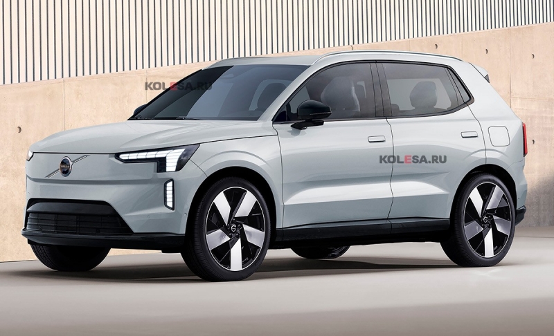 Volvo разрабатывает новый кроссовер начального уровня: первое изображение EX30