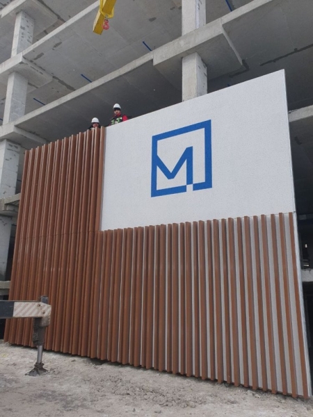 Modulbau успешно провела пилотный монтаж модульного фасада для застройщика «Страна Девелопмент»