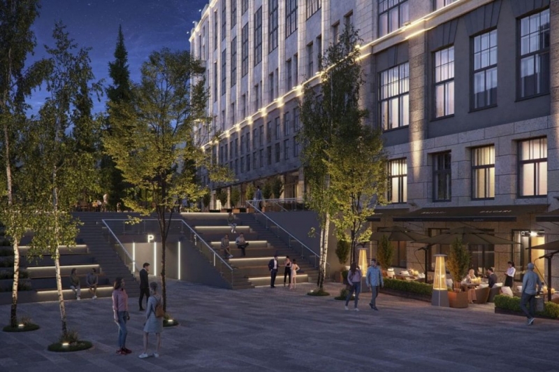 Началась реставрация исторического здания Центрального телеграфа