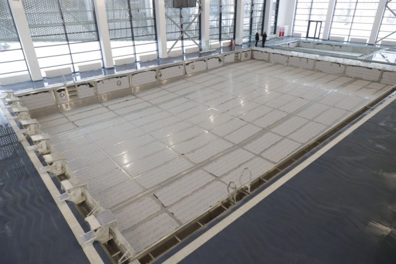 Строительство Дворца спорта «Некрасовка» завершено на 85%