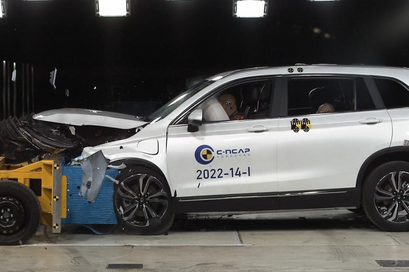 Не герой: Skywell ET5 заработал всего одну звезду в краш-тестах C-NCAP