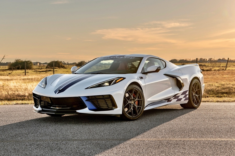 Базовый Corvette C8 с допингом от Hennessey превзошёл стоковую топ-версию