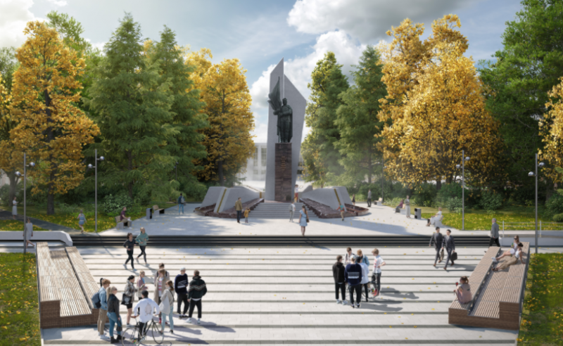 Как прошла реконструкция площади Победы во Фрязино