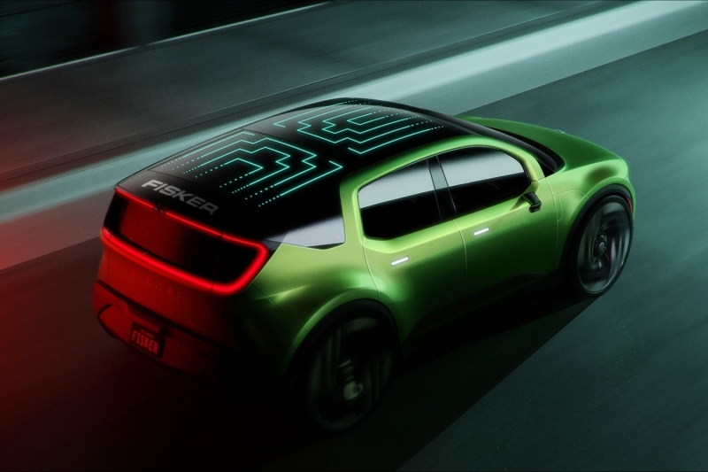 Недорогой электромобиль Fisker Pear показался на новых тизерах, пикап Alaska тоже будет