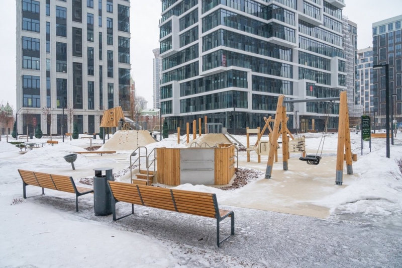 Первые в России нейродинамические детские площадки появились в экопроекте West Garden