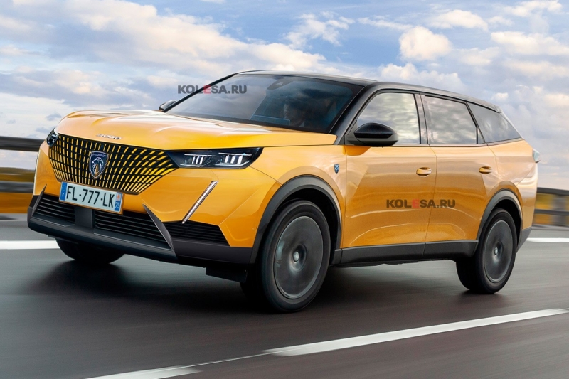 Peugeot 5008 нового поколения: первое изображение