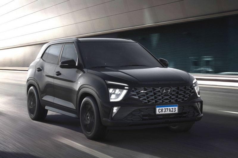 Так и не добравшийся до России кроссовер Hyundai Creta N Line «почернел» и стал мощнее