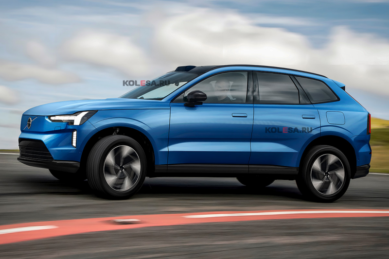 Volvo EX60 придёт на смену кроссоверу XC60: первое изображение