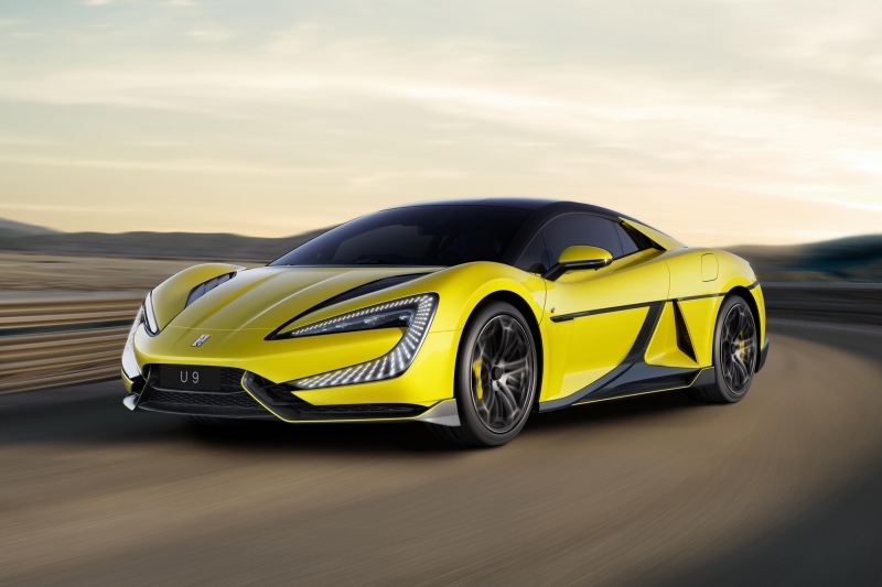 Электрический суперкар BYD Yangwang U9 готовится к дебюту: 4 мотора и более 1000 л.с.