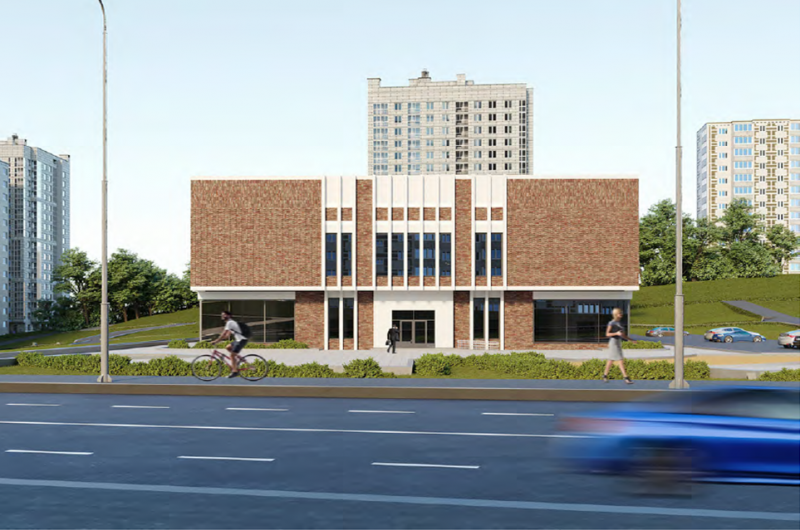 Начались работы по возведению подземного уровня здания культурно- досугового центра на улице Грина