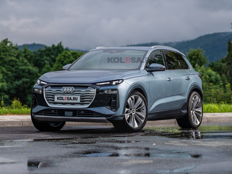 Новый кроссовер Audi Q6 e-tron: первые изображения