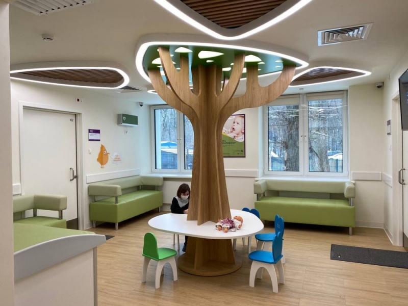 Завершено строительство поликлиники в районе Молжаниновский