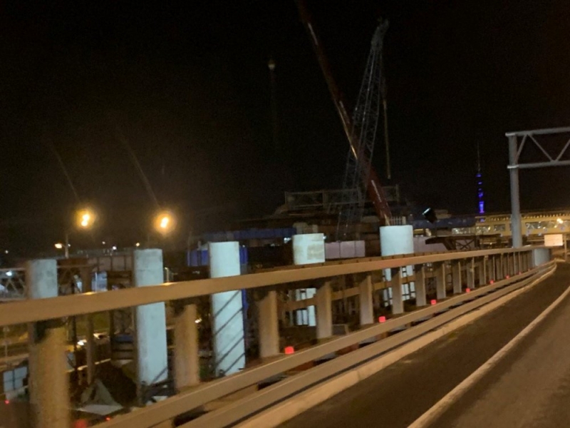 Эстакаду на Киевском шоссе около Селятино откроют в этом году