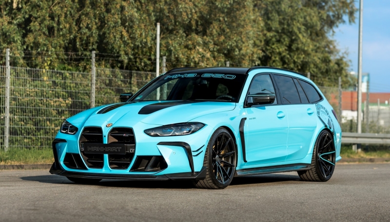 Голубая мечта: Manhart MH3 650 Touring на базе полноприводного универсала BMW M3