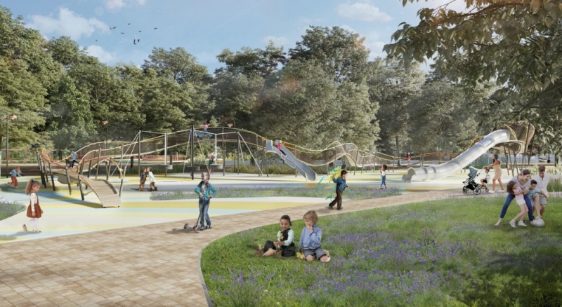 Начались работы на набережной н. Нерская в г.о. Орехово-Зуево