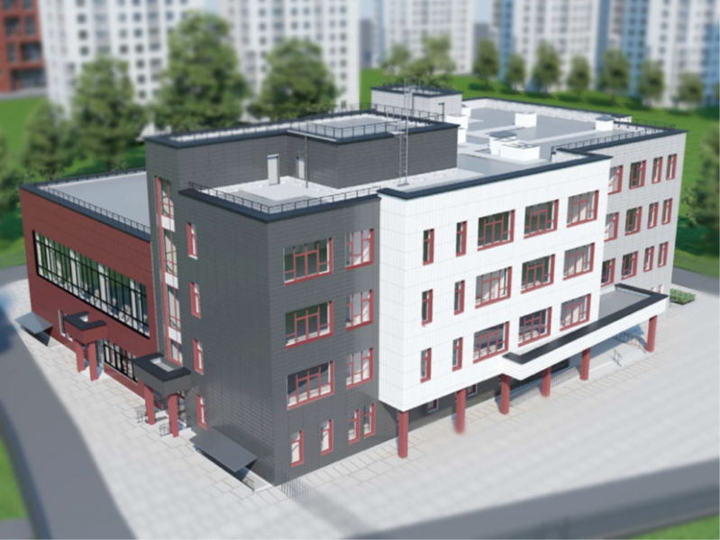 Завершено возведение монолитных конструкций учебного корпуса в районе Чертаново Северное