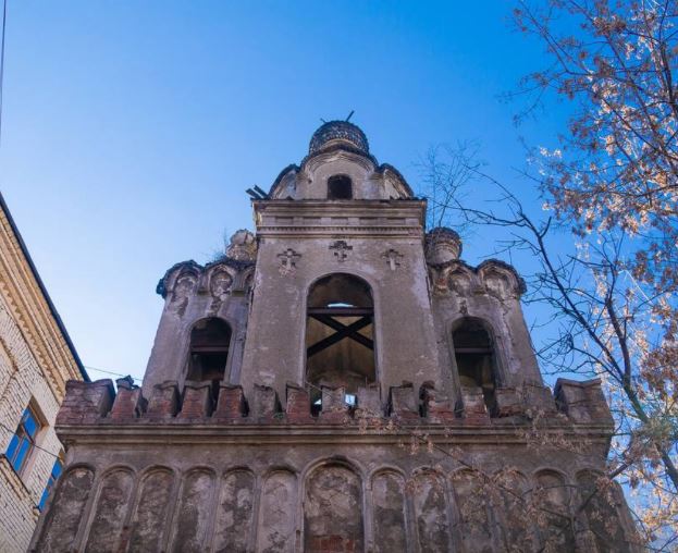 Началась реставрация колокольни старообрядческого храма Святой Екатерины