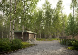 Начались работы по благоустройству лесопарка Гальчино в г.о. Домодедово