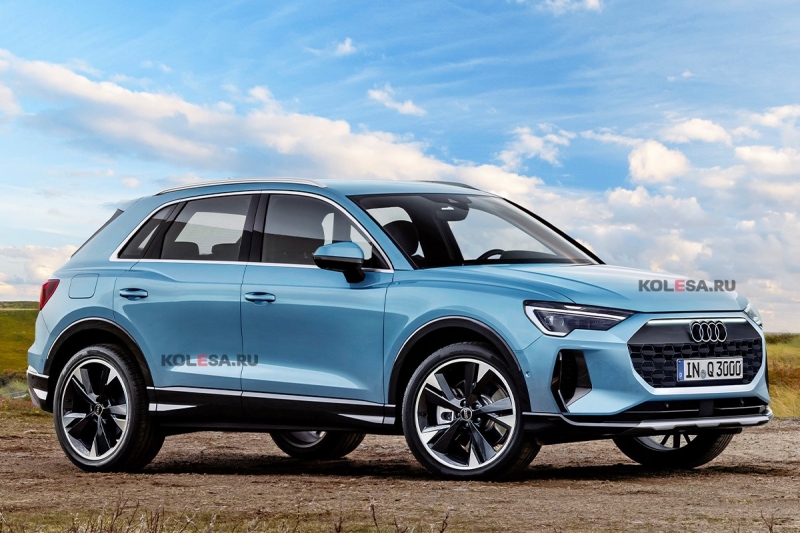 Audi готовит обновлённый кроссовер Q3: первое изображение