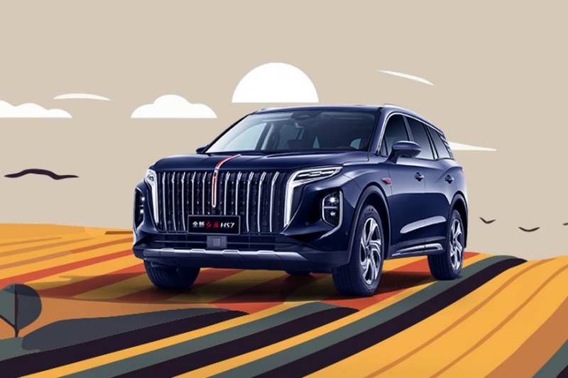 Большой кроссовер Hongqi HS7 преобразился перед возможным дебютом в России