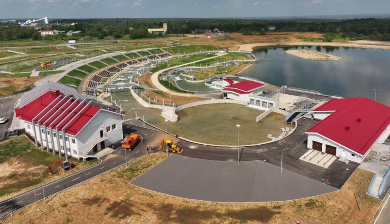 Комплекс гребного слалома международного уровня построили в Подмосковье