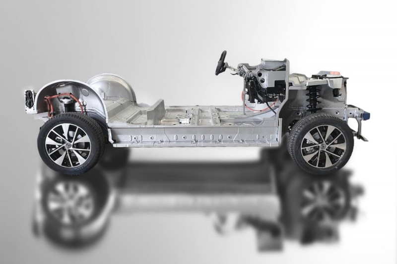Атом показал прототип платформы, которая ляжет в основу российских электромобилей