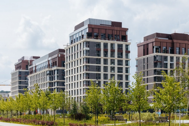 Донстрой завершил монтаж фасадов в третьем квартале «Острова»