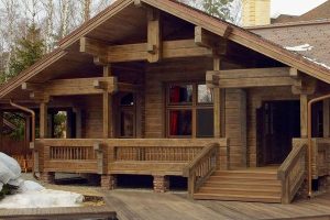 Уникальные дизайнерские решения для домов из клееного бруса: оригинальность и нестандартный подход к архитектуре