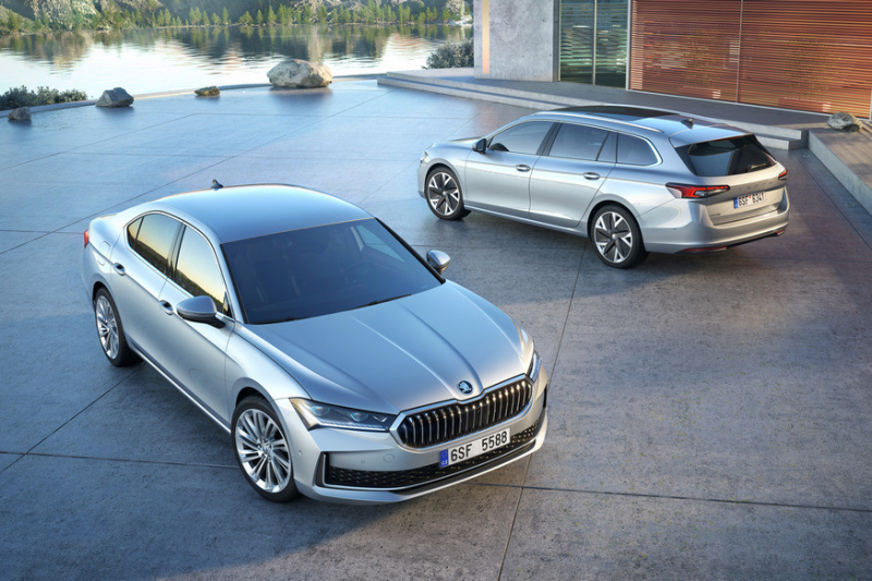 Skoda Superb нового поколения: два кузова, бензин или дизель, без механики
