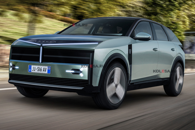 Возрождённая Lancia готовит новинку: первое изображение кроссовера Gamma