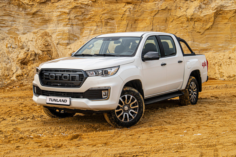 Рамный пикап Foton Tunland G7 предложен в России с дизелем и полным приводом
