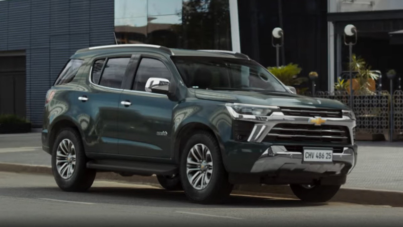 Обновлённый внедорожник Chevrolet Trailblazer показался на видео